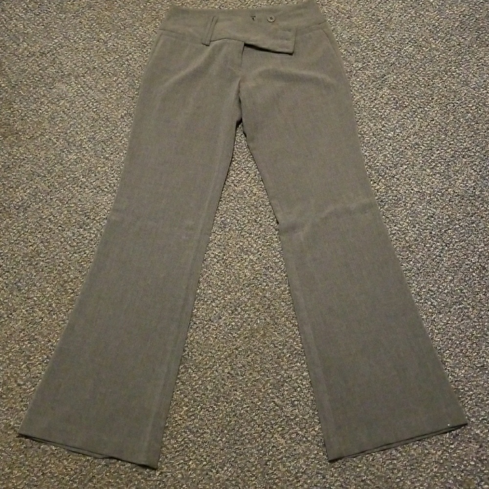 Grey Wide Leg Trousers
